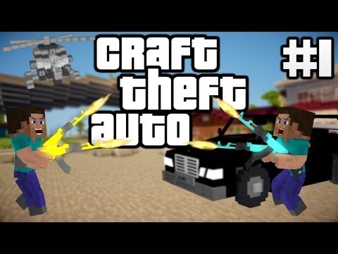 GTA in MineCraft | Craft Theft Auto SMP | Ep.1