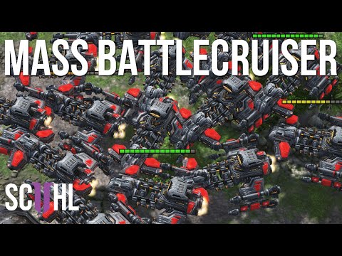 MASS BATTLECRUISERS in 30+ Minute Game! - Starcraft 2: TY vs. Cure
