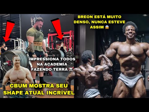 CBUM TREINO INSANO (7 PLACAS NO TERRA) 😱 + FÍSICO ATUAL DO BREON