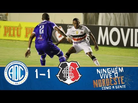 Melhores momentos - Confiança 1 x 1 Santa Cruz - Copa do Nordeste (16/01/2018)