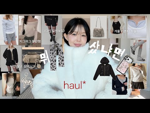 내돈내산💸 최근 소비 하울 🐈‍⬛ㅣ지그재그 갓성비 기본티ㅣ느좋템 가득..ㅣ겨울 후드ㅣ겨울 오프숄더 ㅣ발렌시아가맛 가방ㅣ아이폰 케이스ㅣ반바지 추천ㅣ정보 따이는 레그워머ㅣ퍼자켓&패딩