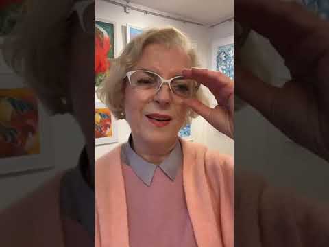[Alina Witwitzka] Alina Witwitzka ställer ut sin konst vi firar CREARE s 20 år #alinawitwitzka #jubileum #konst #kurs
