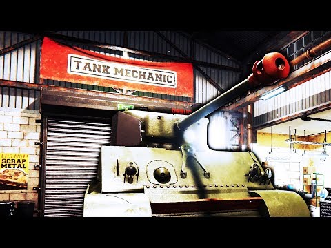 Demon Jeep Tries to Kill Me During Tank Excavation - Tank Mechanic Simulator - Let's Game It Out