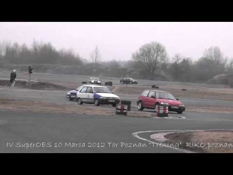 IV SuperOES 10 marca 2012r trening cz2 Tor Poznan RIKO Poznań Subaru Impreza sti Fiat Seicento
