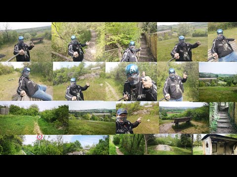 Aussichtspunkt Frohnberg Kitzingen. Mit super schöne Aussicht auf Kitzingen Hohenfeld mit Wanderweg