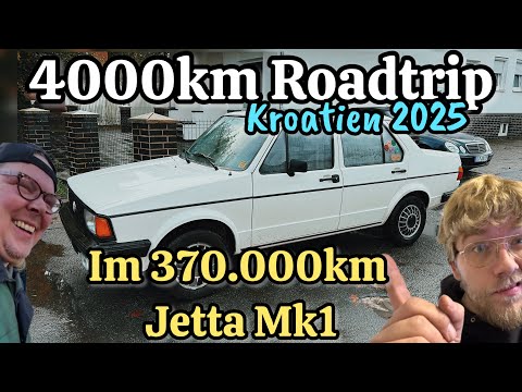 1400km im 42 Jahre alten VW Jetta Diesel! Hält er das auf Vollgas aus? | Kroatien 2025