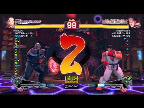 Ixion_90 (Dan) VS algerinas54 (Ryu) SSF4 AE Ranked Matches - PSN