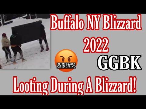Looting During A Blizzard In Buffalo NY