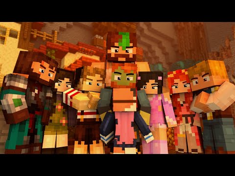 Everyone being  suspicious of  lizzie  for the end portal //empires smp 2 // minecraft animation