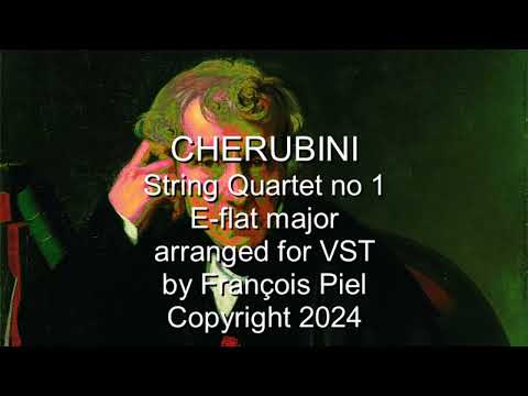 Cherubini String Quartet no 1 E-flat major arranged for VST plugins