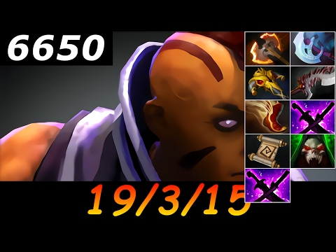 Dota 2 Anti-Mage 6650 MMR 19/3/15 (Kills/Deaths/Assists) Ranked Full Gameplay