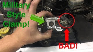 Battery Terminal Clamp Replacement DIY (Any Vehicle) - EASY