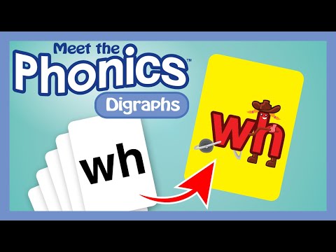 Meet the Phonics - Digraphs | Video Flashcards | Preschool Prep Company