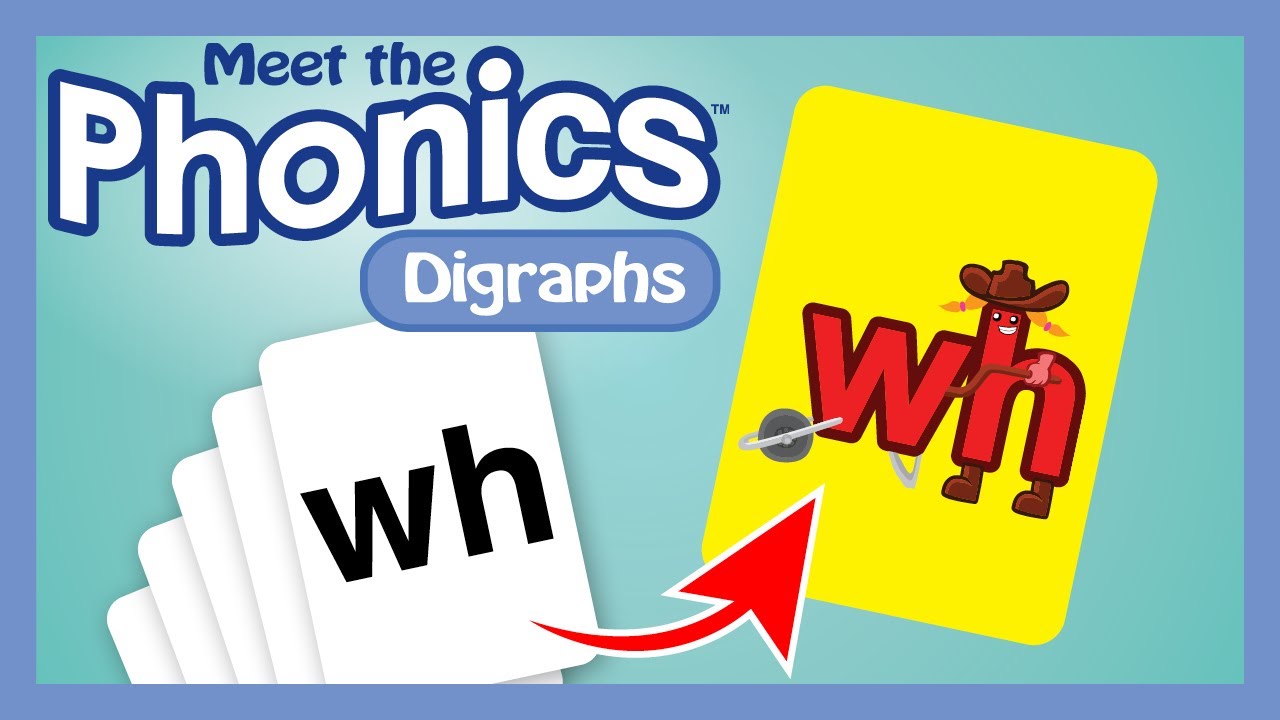 Meet the Phonics - Digraphs | Video Flashcards | Preschool Prep Company