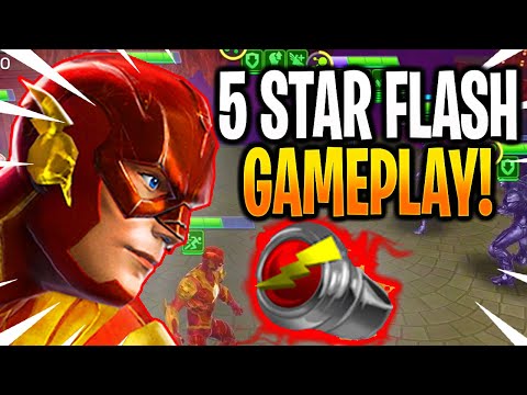 5 STAR LEGENDARY THE FLASH GAMEPLAY! - DC Legends