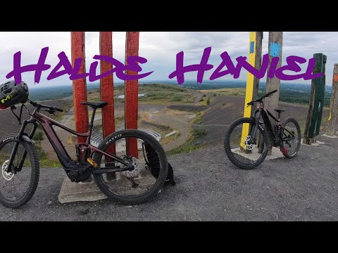 Halde Haniel auf E - MTB