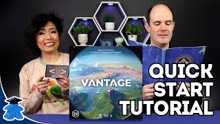 Vantage - Quick Start Tutorial. How to Play Board Game in Under 15 Minutes