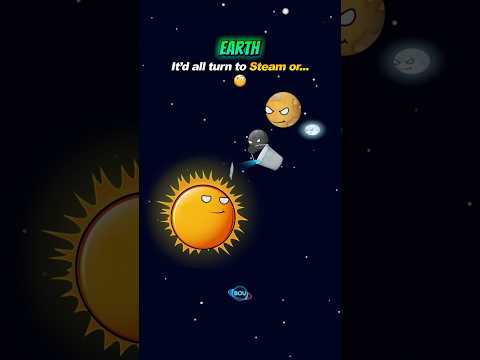 Earth's Water VS Sun 🫥 #cosmology #space #cosmolog #solarsystem #cosmicexploration
