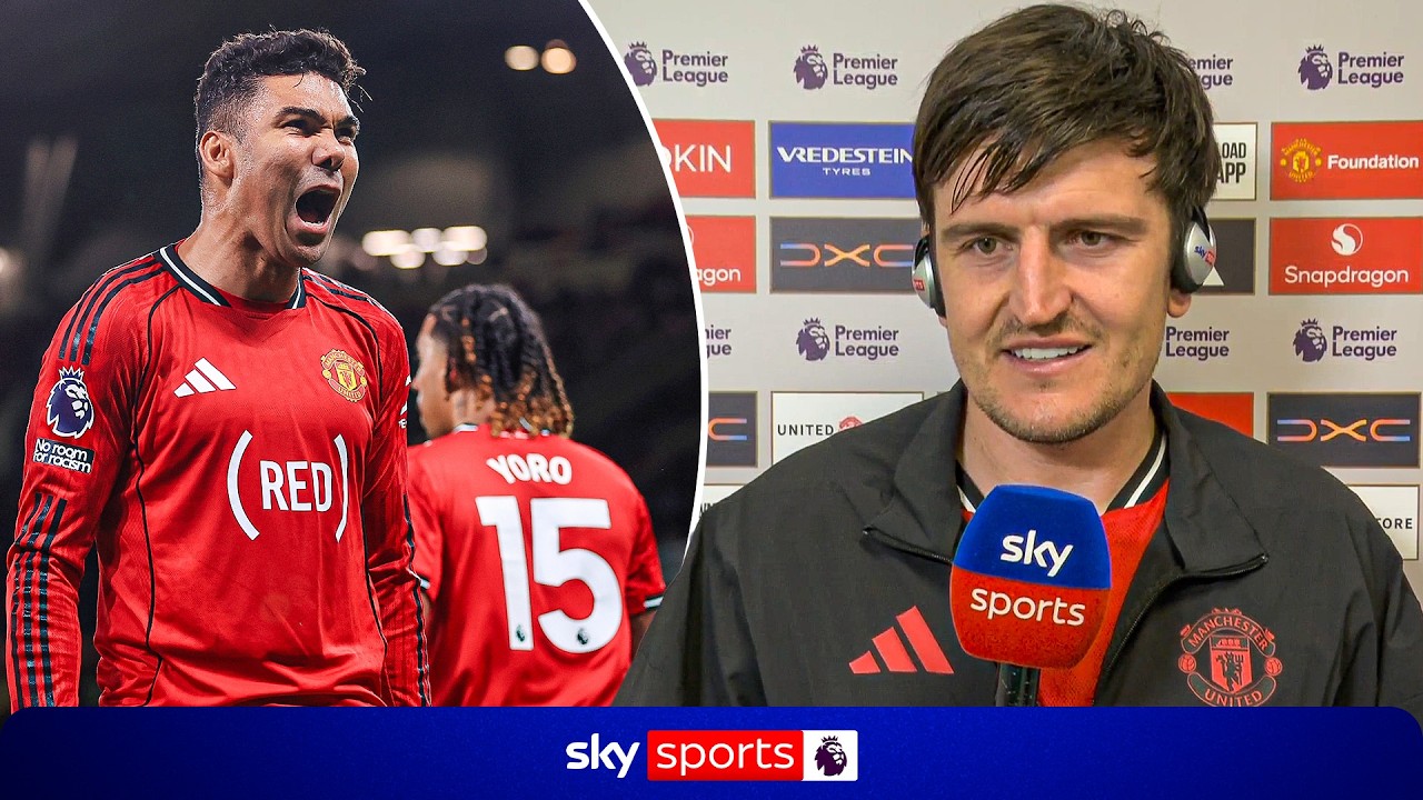 "Casemiro is the best I've seen" | Harry Maguire FULL post-match interview Man Utd 2-1 Brentford