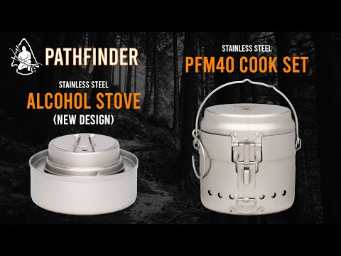 Pathfinder PFM40 Cook Set and New Alcohol Stove