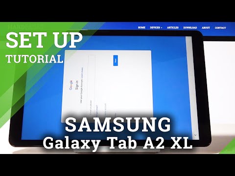 How to Set Up SAMSUNG Galaxy Tab A2 XL - Activate & Configure