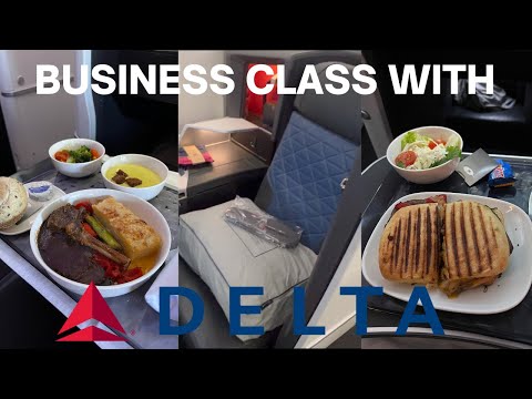 13 HOURS IN "DELTA ONE SUITES" A350 BUSINESS CLASS - NYC to Seoul