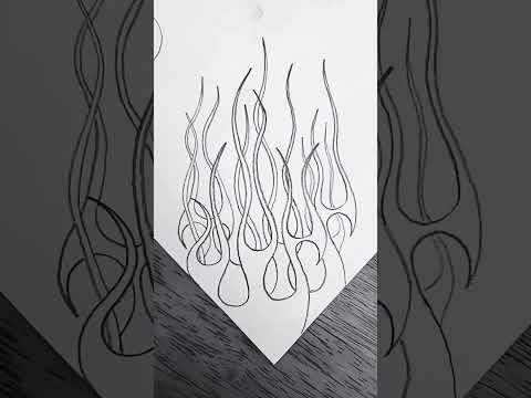 Can you draw like this? #hotrod #pinstripe