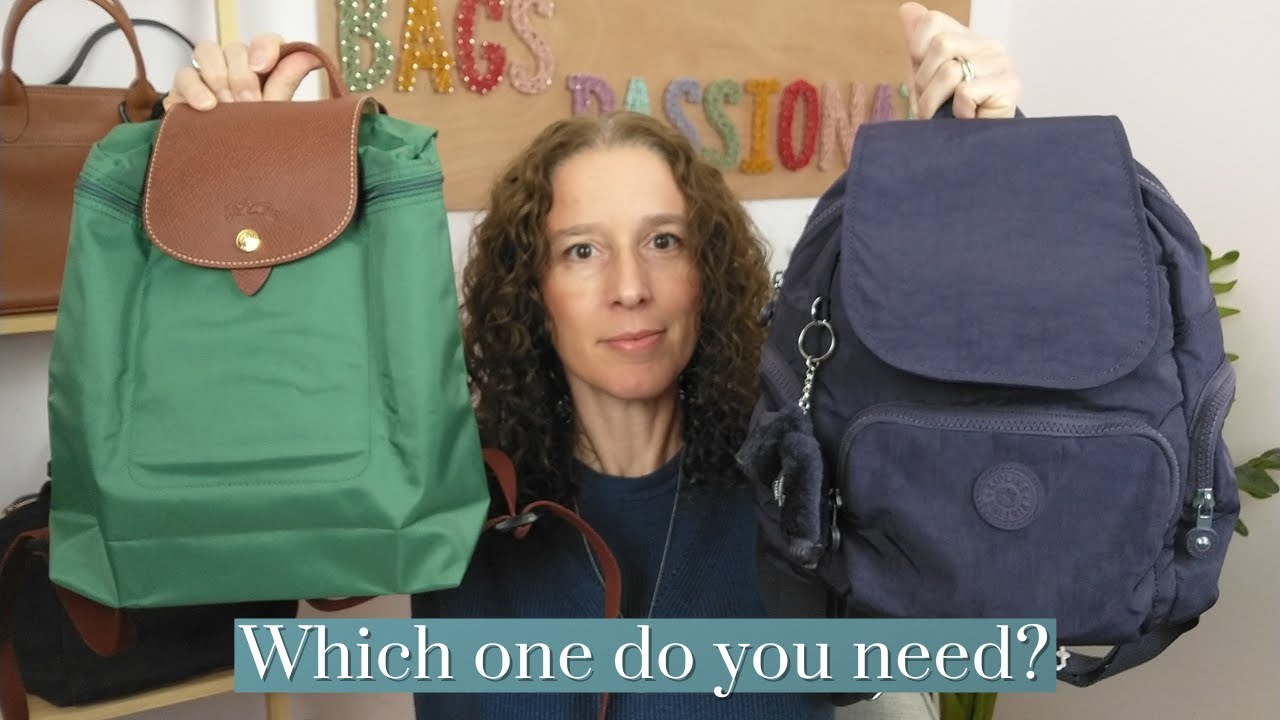 Let's review my Kipling City Zip S and my Longchamp Le Pliage Original backpack M / Pros and cons