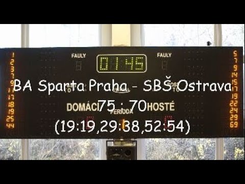 2019 1130 U17 Extraliga _ BA Sparta Praha - SBŠ Ostrava