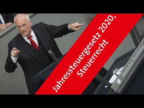 Jahressteuergesetz 2020, Steuerrecht 16.12.2020