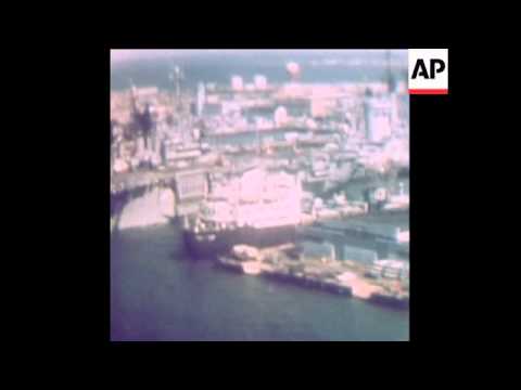 SYND 17-10-73 AIR VIEWS OF ISRAELI FREIGHTER