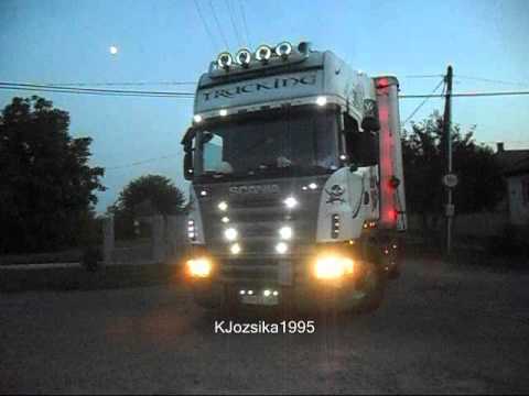 Scania R480 dudáltatás, villantás Karib-tenger kalózai motívum