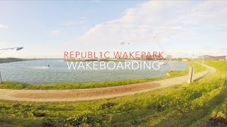 preview picture of video 'Wakeboarding @ Republ1c Wakepark'