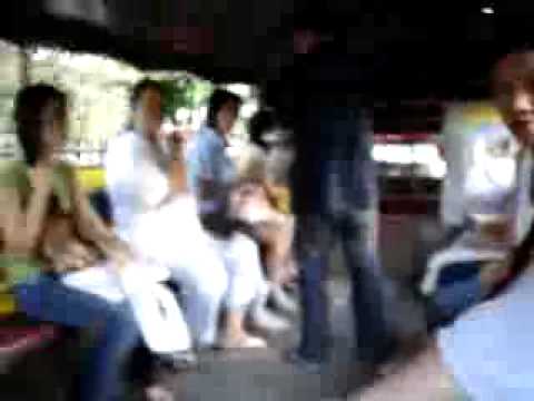 Ride in the Bus/Pickup Truck in thailand