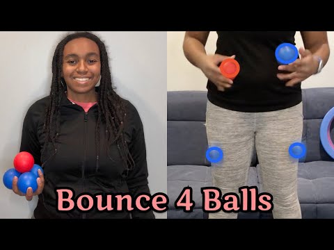 How to Bounce Juggle 4 Balls Crossing (aka "Wimpy") - Intermediate Tutorial