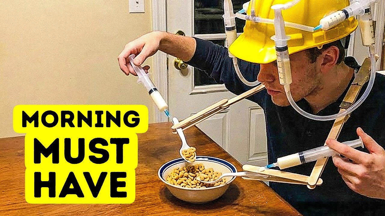 Breakfast Cereal Crane and Other Inventions You Didn't Know You Needed