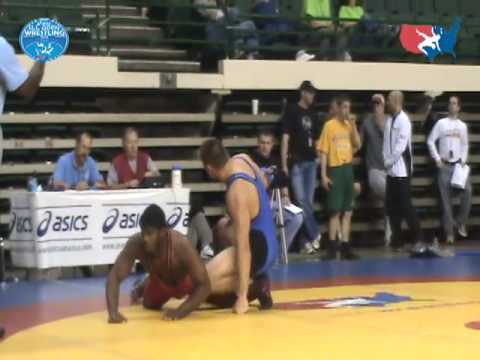 FILA Junior Freestyle 96kg: Derrick Borlie vs. Christian Boley