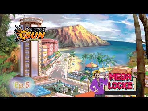 Pokémon UltraSol MEGALOCKE Ep.5 - Nos vamos de COMPRAS a Ciudad HAUOLI !!!
