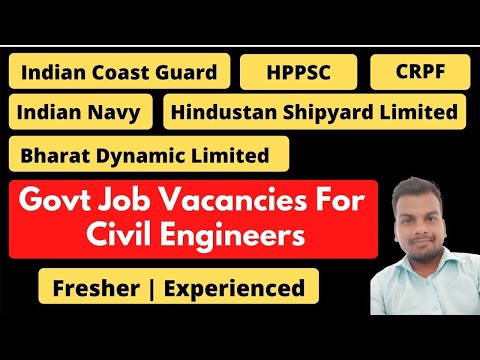 Civil Engineer Fresher Job Notification ISRO NHAI CVPPPL