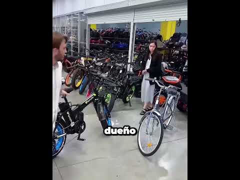 Cambió Su Bici Sin Que Nadie Lo Notara! 😱🚲 #shorts