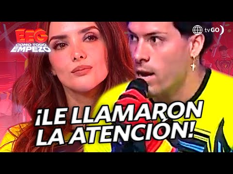 EEG Como Todo Empezó: Patricio Parodi got upset with Rosángela Espinoza