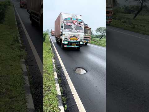 There was a pothole on NH 44 Highway, so our team repaired it to prevent accidents #helping