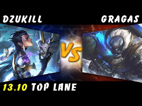 Dzukill - Yone vs Gragas TOP Patch 13.10 - Yone Gameplay
