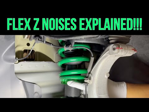 Why are my Tein Flex Z's making noise on my Tesla Model 3 and Model Y? Check description for the fix