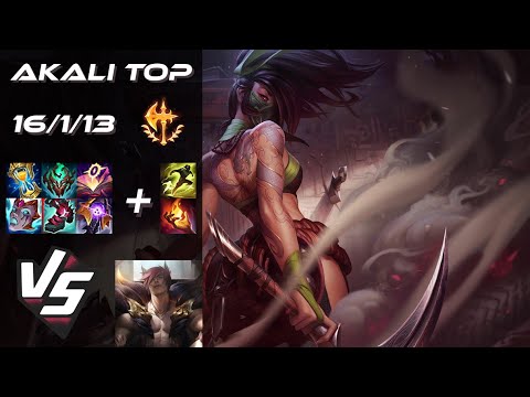 TOP Akali vs Sett - NA Grandmaster Patch 25.24