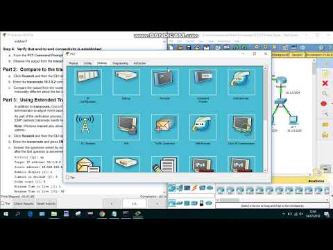11.3.2.3 Packet Tracer - Test Connectivity with Traceroute