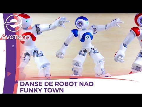 Funky Town danse de robot NAO Evotion & Aldebaran