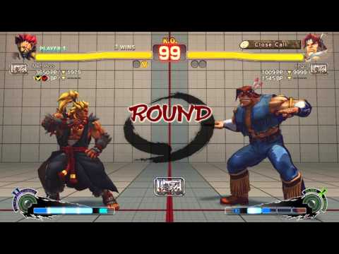 Ultra Street Fighter IV battle: Akuma vs T. Hawk