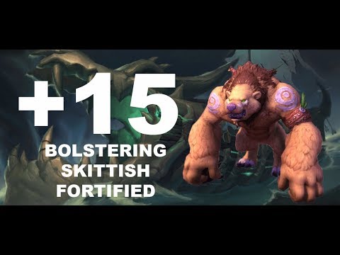 Maw of Souls Mythic+15 Percent Guide (Bolstering/Skittish/Fortified) Guardian Druid PoV
