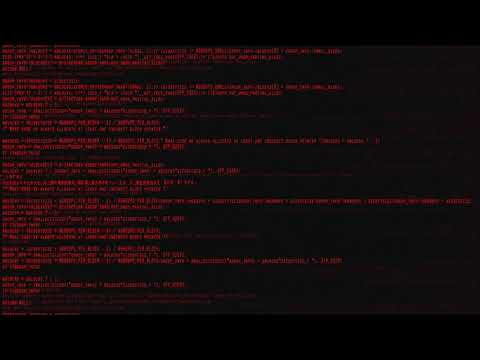 Red Hacker Screen Full HD 60 FPS 1 Hour